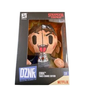 Stranger Things Eddie Times Change Edition #19 Plush DZNR Designer Toy In Hand